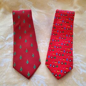 Duo of festive John Ashford ties